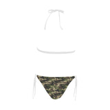 Dark Green camouflage pattern Sexy Bikinis Two-Piece Swimsuits
