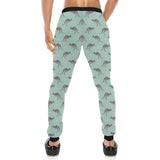 Kangaroo pattern background Unisex Casual Sweatpants