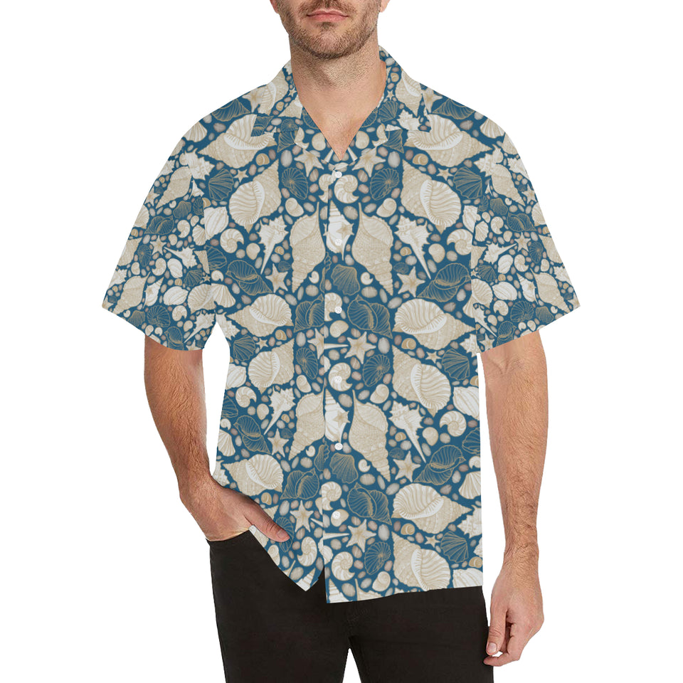 Sea turtle Polynesian Tribal design pattern Men's All Over Print Hawaiian Shirt