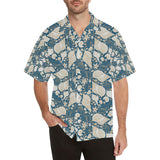 Sea turtle Polynesian Tribal design pattern Men's All Over Print Hawaiian Shirt