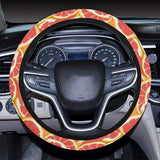 Tropical grapefruit pattern Car Steering Wheel Cover