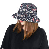 Deers Winter Christmas pattern Unisex Bucket Hat