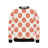Grapefruit pattern Men's Crew Neck Sweatshirt