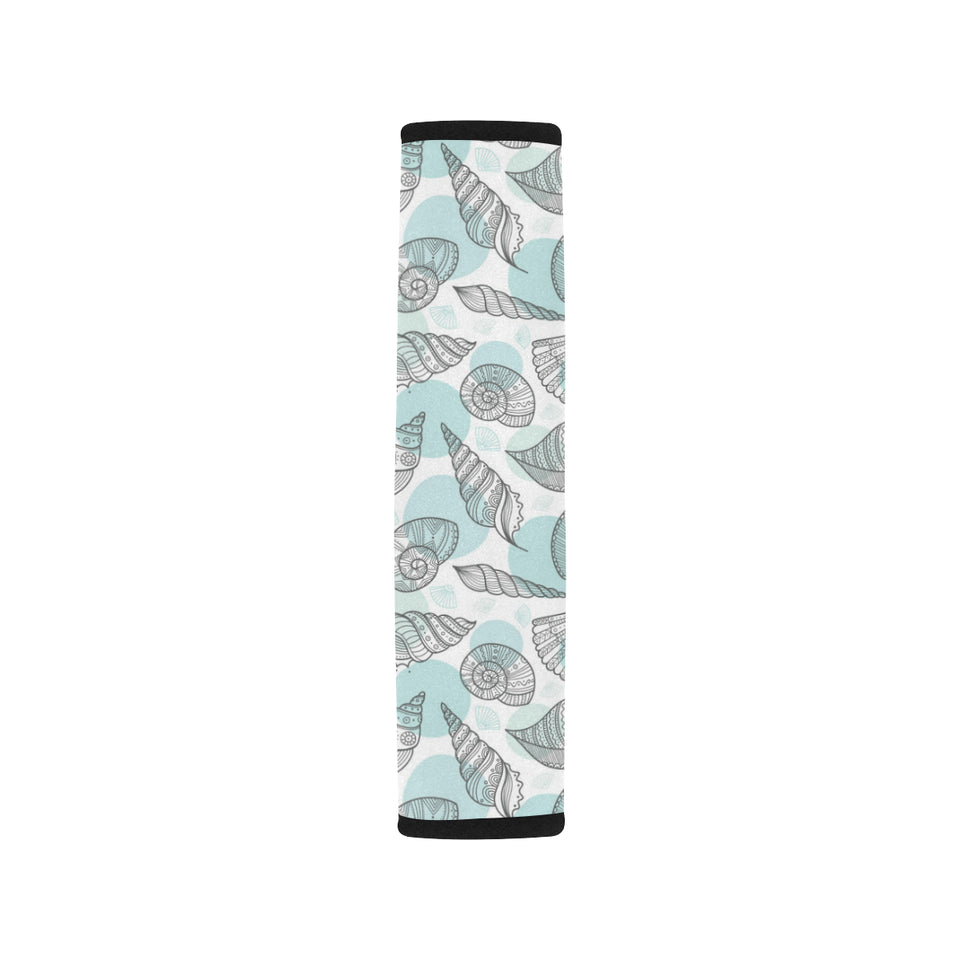 Shell polynesian tribal Car Seat Belt Cover