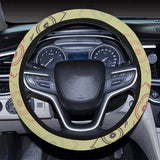 Camera Pattern Print Design 01 Car Steering Wheel Cover