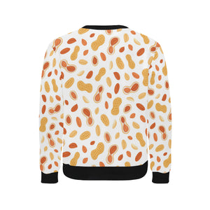 peanuts pattern Men's Crew Neck Sweatshirt