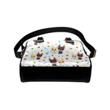 Cute Chihuahua dog pattern Shoulder Handbag