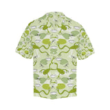 Cute frog dragonfly pattern Men's All Over Print Hawaiian Shirt