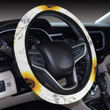 beautiful sunflowers pattern Car Steering Wheel Cover