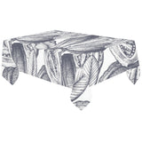 Guava tropical hand drawn pattern Tablecloth