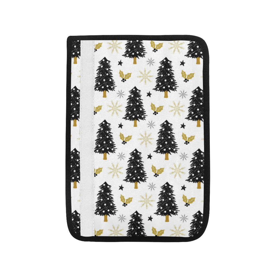 Christmas tree holly snow star pattern Car Seat Belt Cover