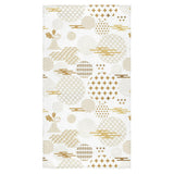 Beautiful gold japanese pattern Bath Towel