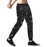 Hand drawn space rocket star planet Unisex Casual Sweatpants