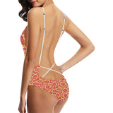 Tropical grapefruit pattern Women's One-Piece Swimsuit