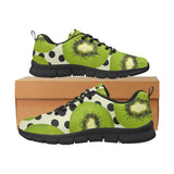 kiwi black dot background Men's Sneaker Shoes