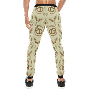 Windmill Wheat pattern Unisex Casual Sweatpants