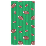 American football ball field background Bath Towel