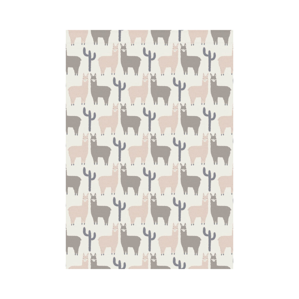 Llama Alpaca pattern House Flag Garden Flag