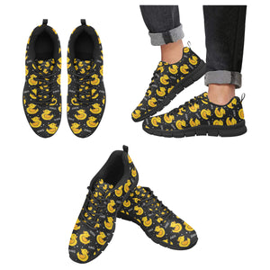 Duck Toy Pattern Print Design 05 Men's Breathable Sneakers ( Model 055)