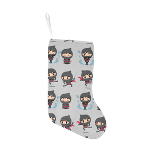 Cute ninja pattern Christmas Stocking