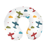 Airplane star cloud colorful U-Shaped Travel Neck Pillow