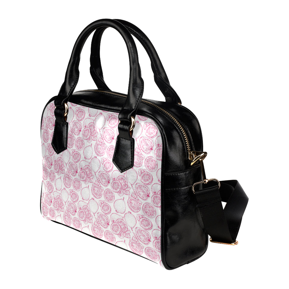 Sketch guava pattern Shoulder Handbag