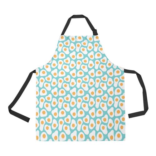 Fried Eggs Pattern Print Design 04 All Over Print Adjustable Apron