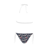 Deers Winter Christmas pattern Sexy Bikinis Two-Piece Swimsuits