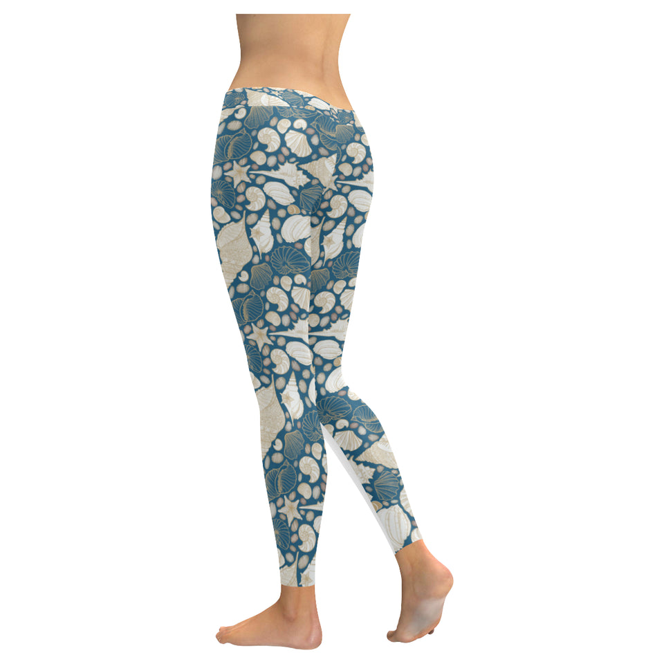 Sea turtle Polynesian Tribal design pattern Women's Legging Fulfilled In US