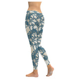 Sea turtle Polynesian Tribal design pattern Women's Legging Fulfilled In US