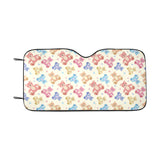 Teddy Bear Pattern Print Design 05 Car Sun Shade