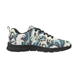 Japanese wave pattern Men's Sneaker Shoes
