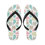 Colorful shell pattern Unisex Flip Flops
