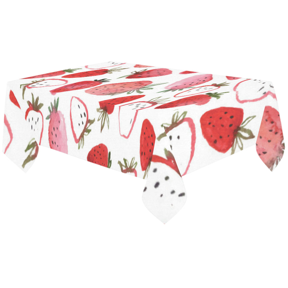 watercolor hand drawn beautiful strawberry pattern Tablecloth