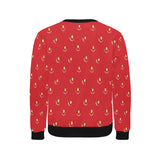 strawberry texture skin pattern Men's Crew Neck Sweatshirt