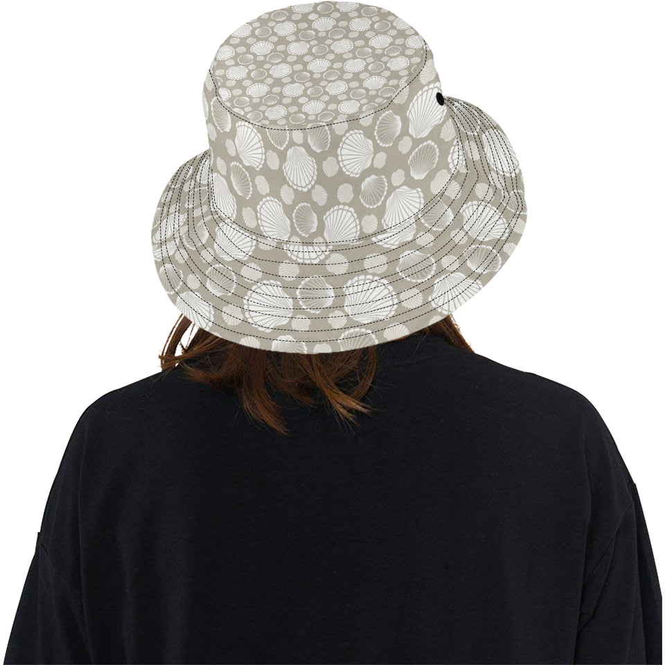 Scallop shell pattern Unisex Bucket Hat