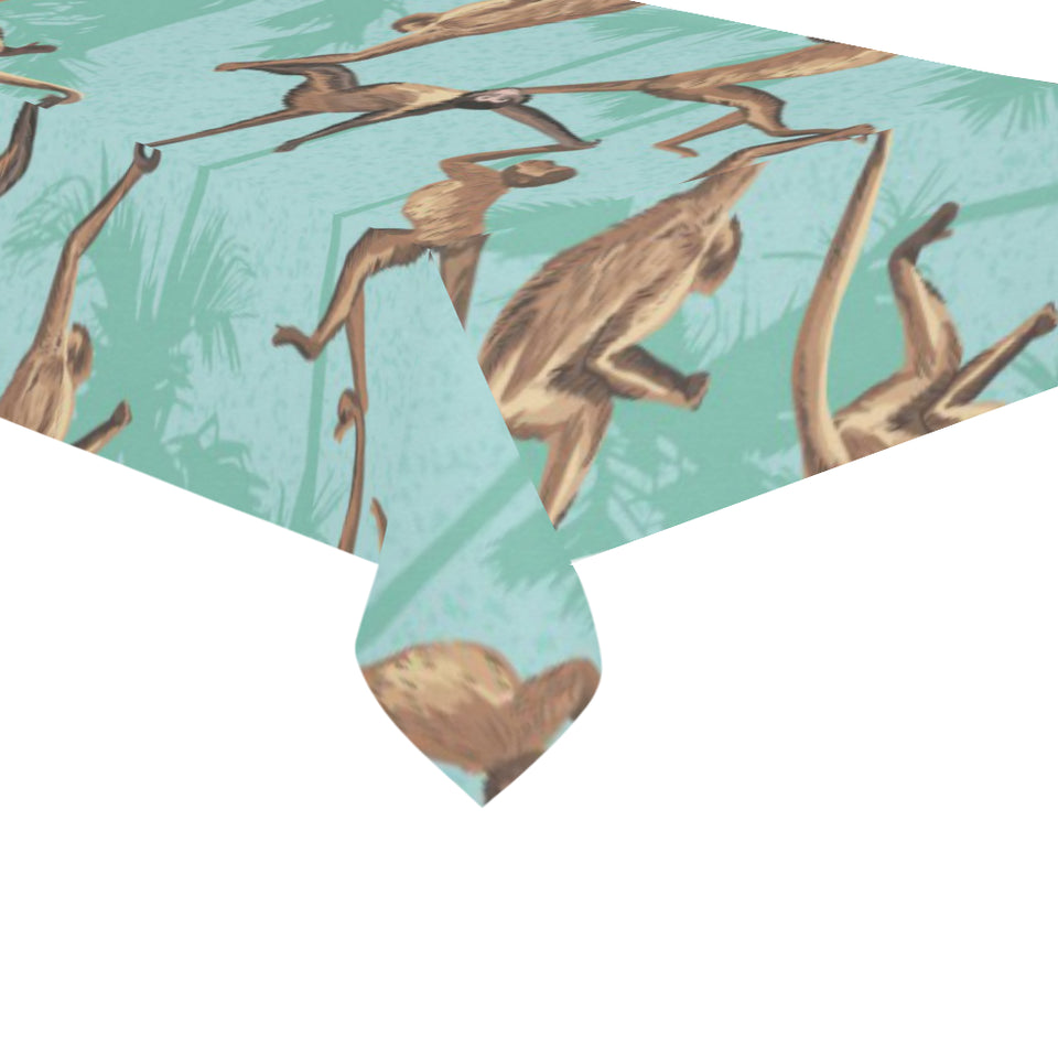 Monkey Palm tree background Tablecloth
