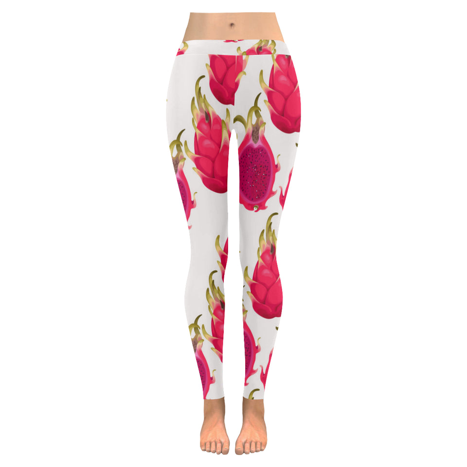 dragon fruits design pattern Women's Legging Fulfilled In US