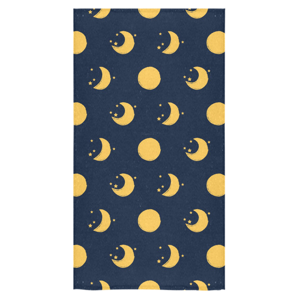 Moon star pattern Bath Towel
