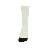 Cucumber pattern background Crew Socks