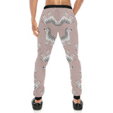 Cute zebra pattern Unisex Casual Sweatpants