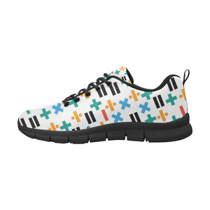 Math Pattern Print Design 05 Women's Sneaker Shoes