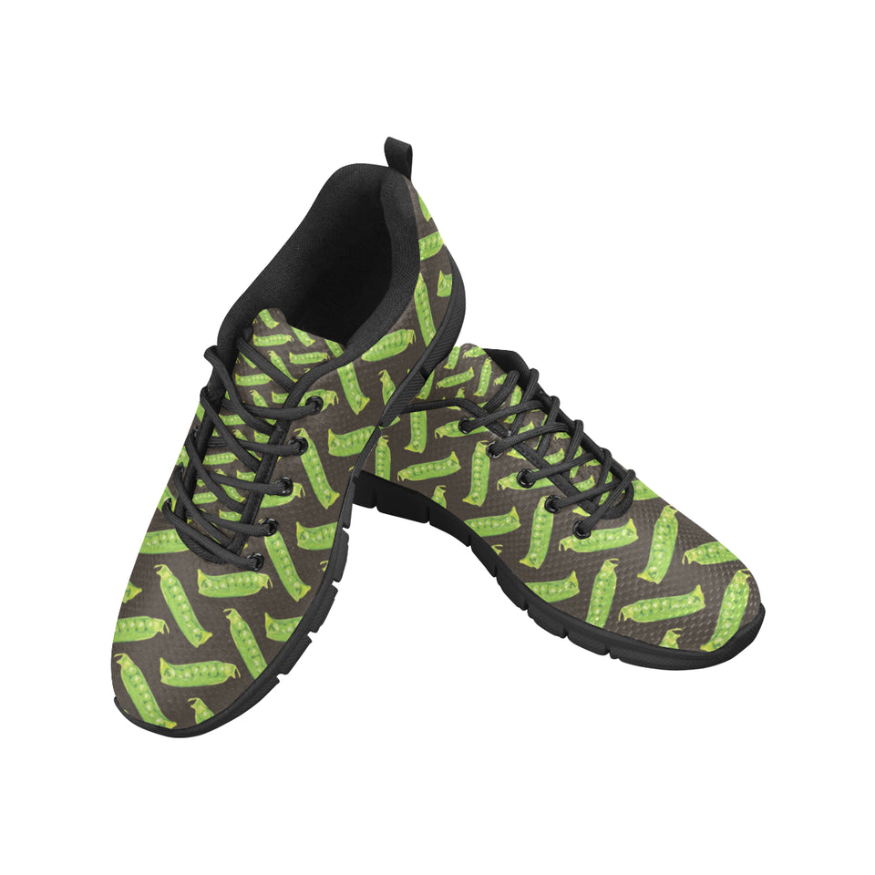 Green Peas Pattern Print Design 05 Women's Sneaker Shoes