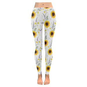 beautiful sunflowers pattern Women's Legging Fulfilled In US