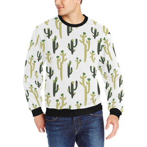 Cute cactus pattern Men's Crew Neck Sweatshirt