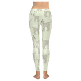 Little young goat pattern Women's Legging Fulfilled In US