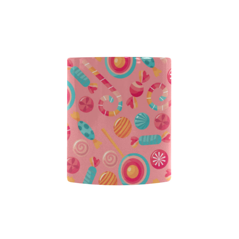 Colorful candy pattern Morphing Mug Heat Changing Mug