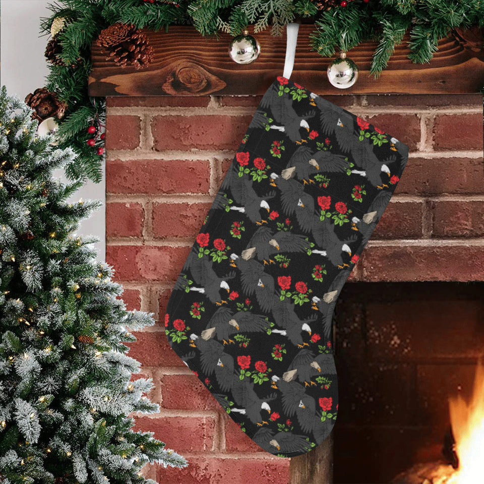 Eagle Pattern Print Design 04 Christmas Stocking