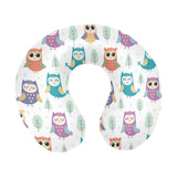 Cute owl pattern U-Shaped Travel Neck Pillow
