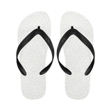 arabic white pattern Unisex Flip Flops